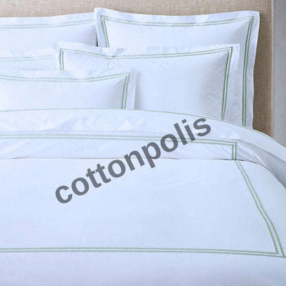 Wholesale 1000 TC Series Duvet Covers & Sets Striped Design, Organic 100% Turkish Cotton Bedding Sets by Cottonpolis