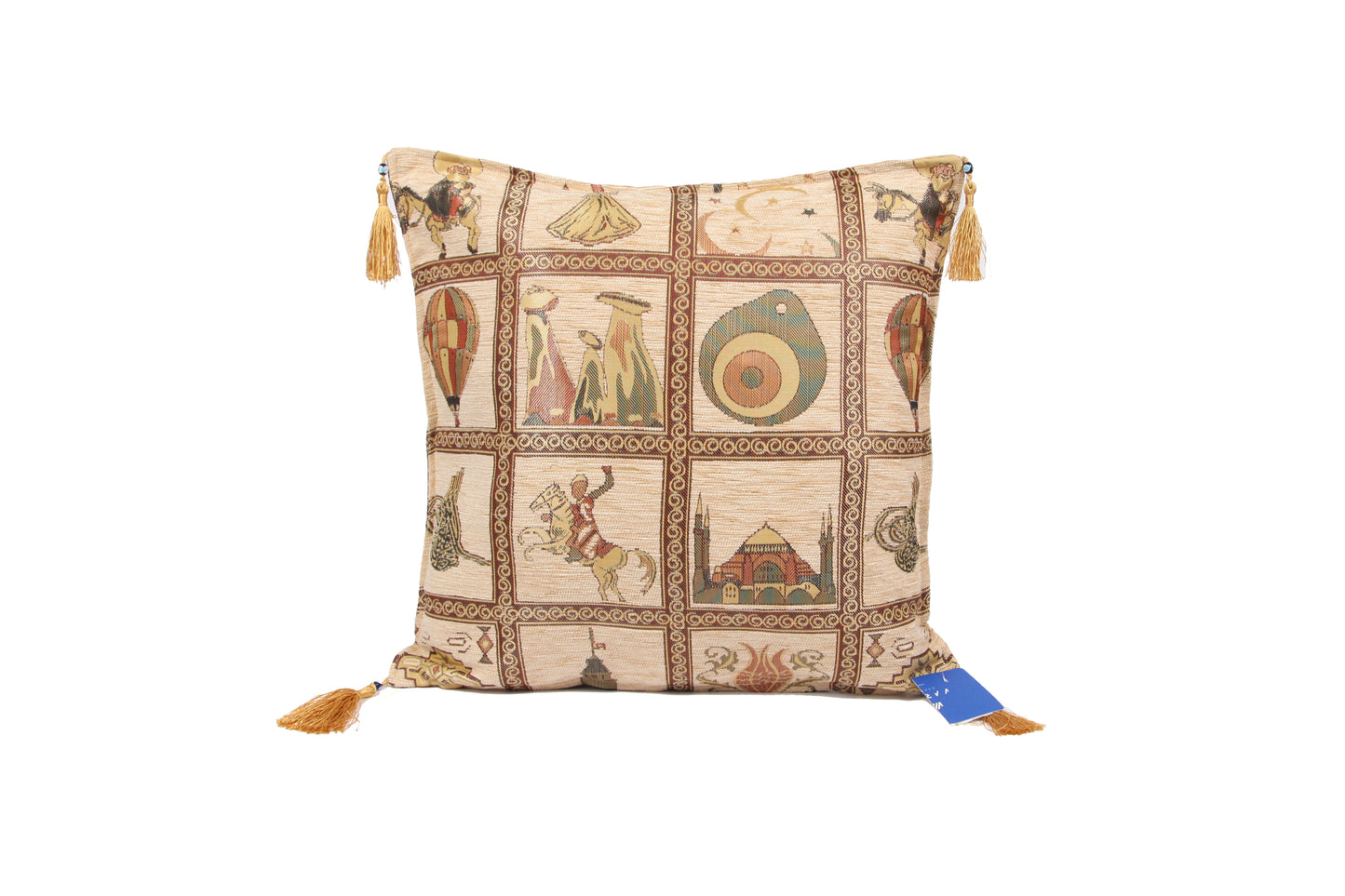 Wholesale Decorative Throw Pillows, %100 Cotton Traditional Turkish Pillowcases by Cottonpolis