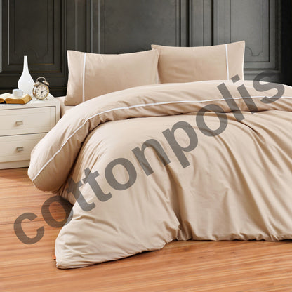 Wholesale Striped Plain Duvet Cover and Sets, Organic 100% Turkish Cotton Bedding Sets by Cottonpolis