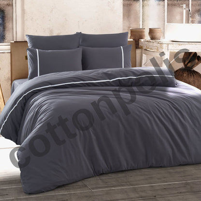 Wholesale Striped Plain Duvet Cover and Sets, Organic 100% Turkish Cotton Bedding Sets by Cottonpolis