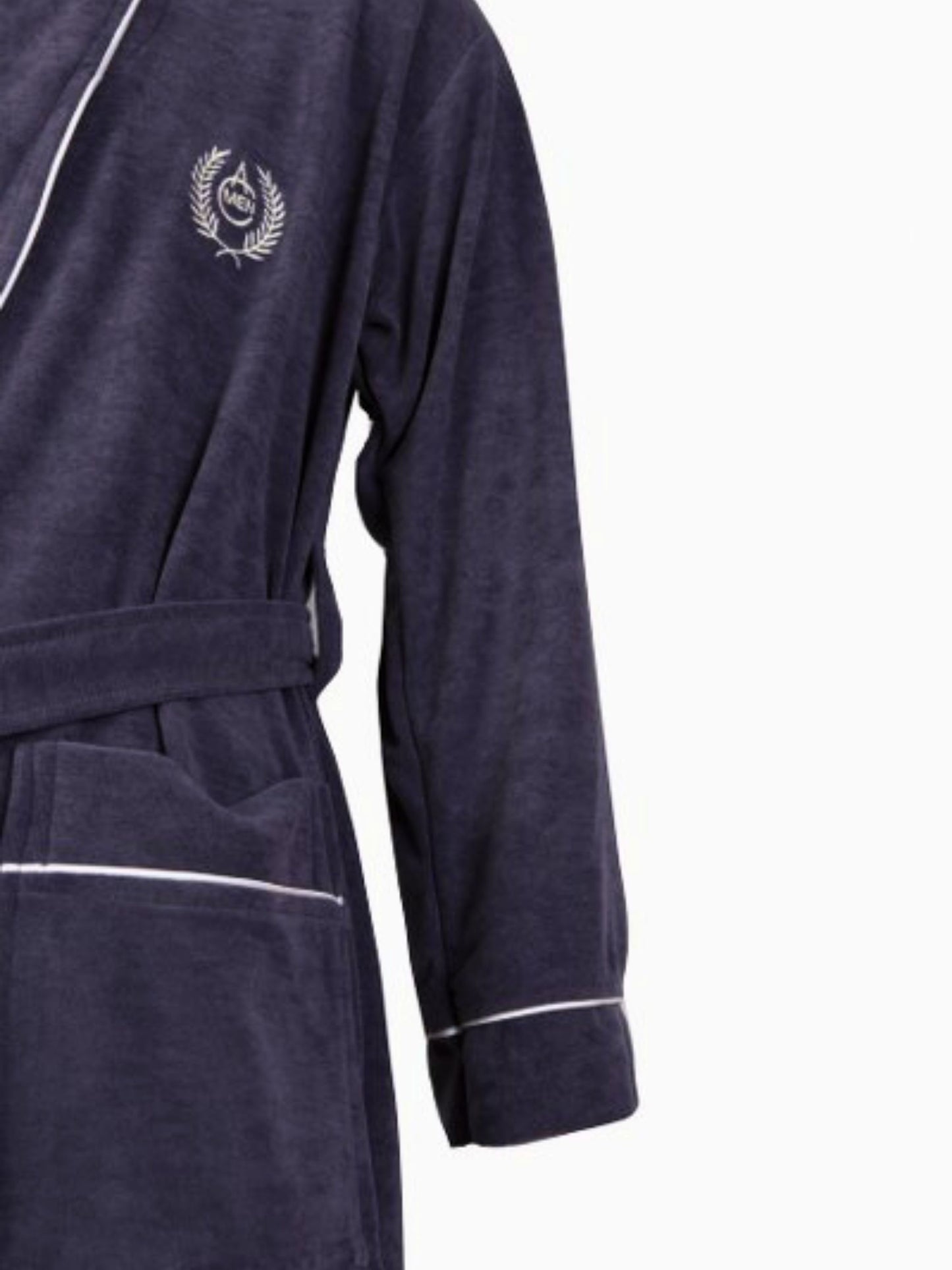 Wholesale Terry Cloth Velvet Housecoats for Mens, 100% Turkish Cotton Shawl Collar Robes by Cottonpolis