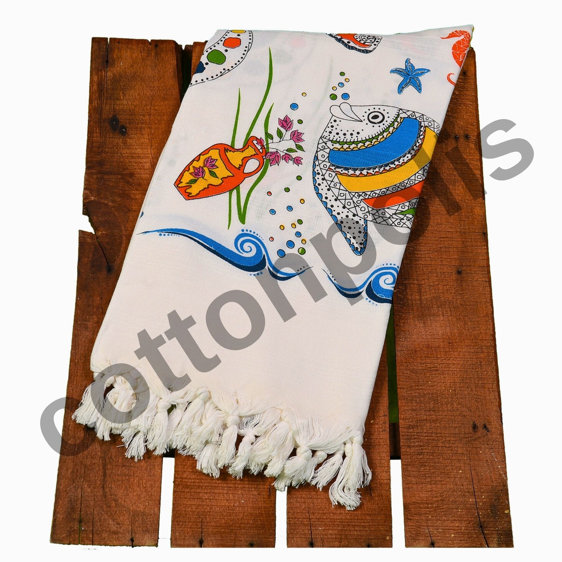 Mixed Patterns - Wholesale Printed Turkish Beach Towels-65